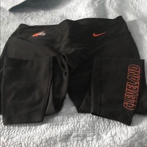Browns workout leggings , never worn